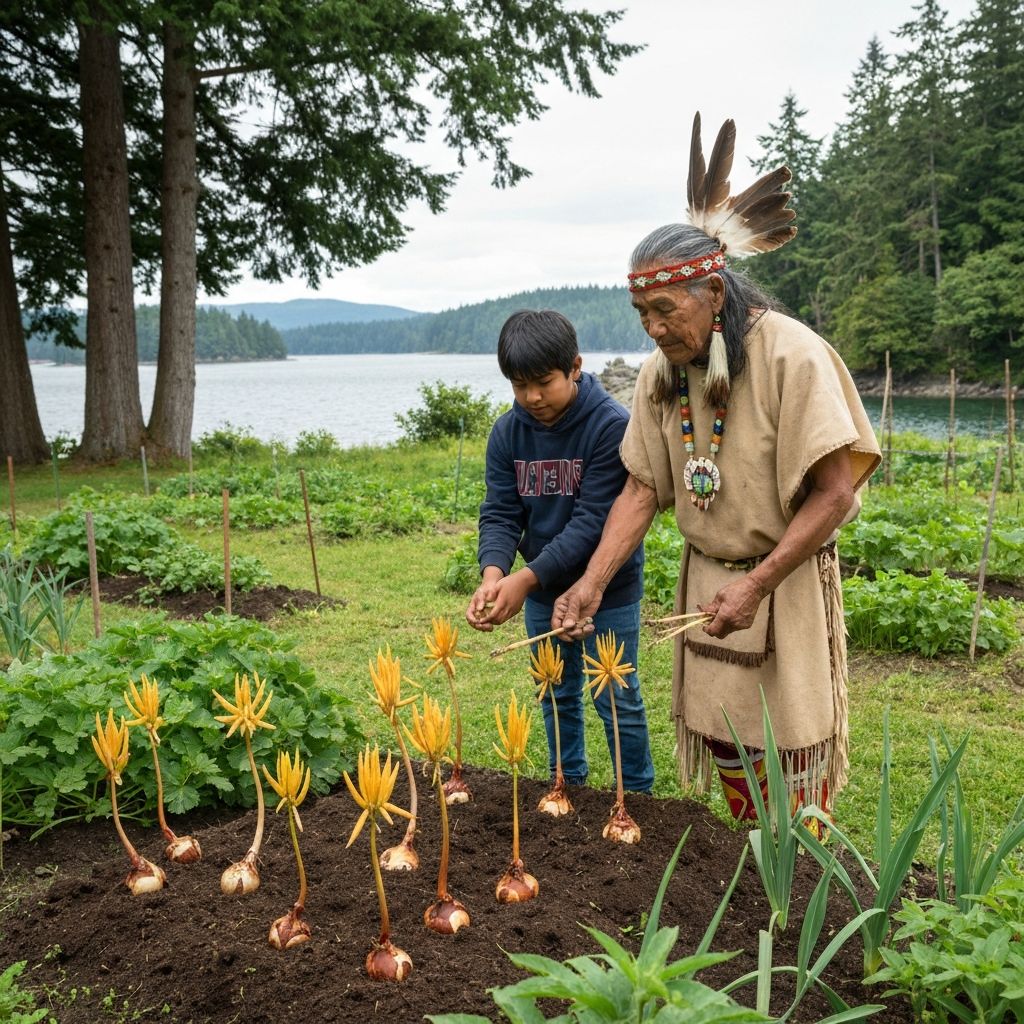 Indigenous elder sharing traditional knowledge